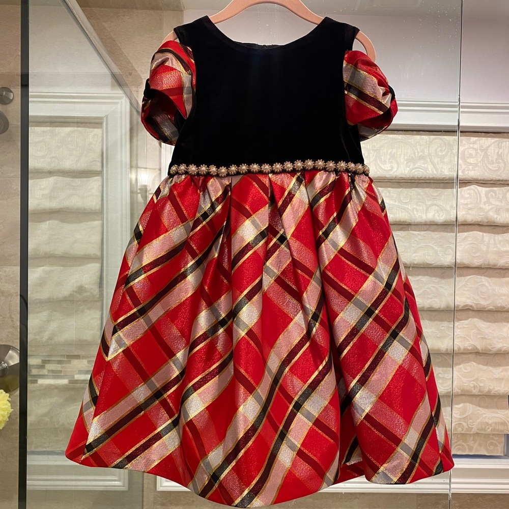 Bonnie Jean holiday dress, size 5